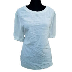 Riley and Rae Short Sleeves See Through Blouse Women's. Size Large. New With Tag